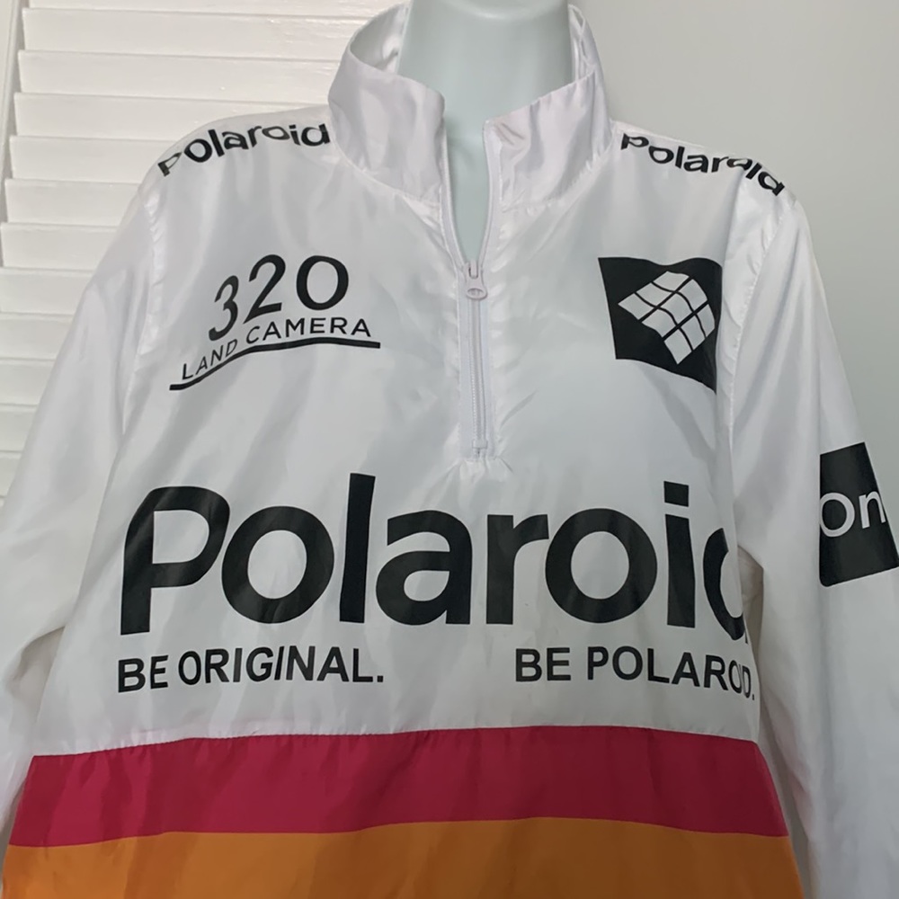 Poloroid Windbreaker Jacket. Size Large. - Picture 2 of 7